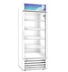 Hoshizaki RM-26-HC-WHT refrigerated merchandiser, right side view