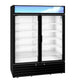 Hoshizaki RM-49-HC-BLK refrigerated merchandiser, right side view