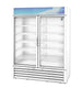Hoshizaki RM-49-HC-WHT refrigerated merchandiser, left side view