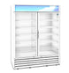 Hoshizaki RM-49-HC-WHT refrigerated merchandiser, right side view