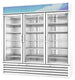 Hoshizaki RM-65-HC-WHT merchandiser refrigerator, left side view