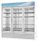 Hoshizaki RM-65-HC-WHT merchandiser refrigerator, left side view