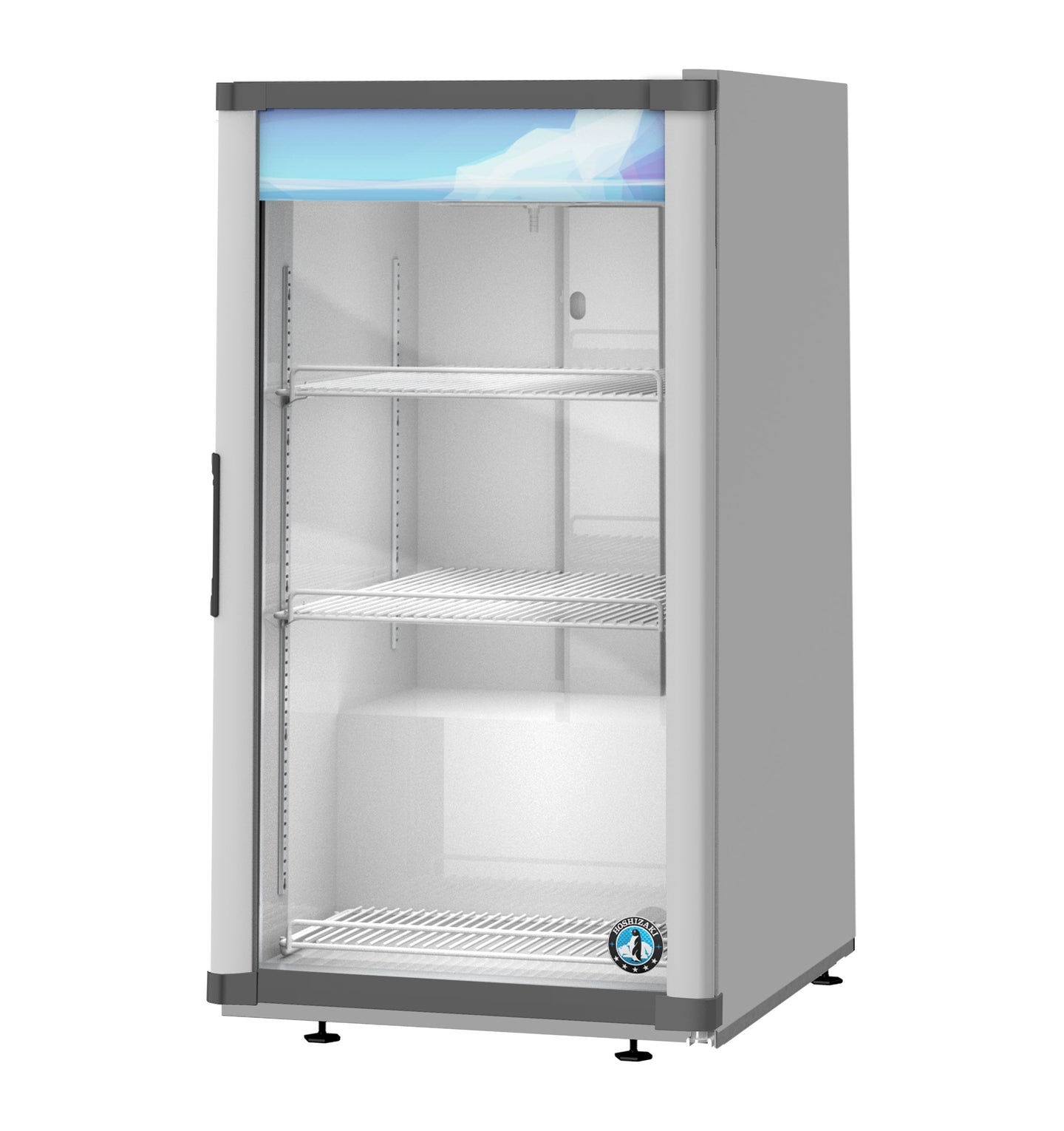 Hoshizaki RM-7-HC countertop merchandiser refrigerator, left side view