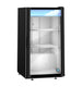 Hoshizaki RM-7-HC-BLK countertop merchandiser refrigerator, right side view