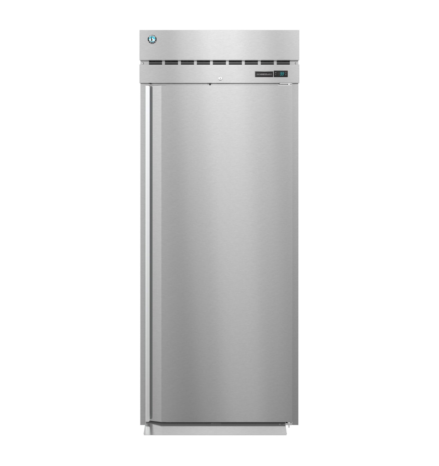 Hoshizaki RN1A-FS Steelheart single section roll-in refrigerator, front view with door closed
