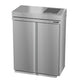 Hoshizaki RN2A-FS two section roll-in refrigerator, angled view