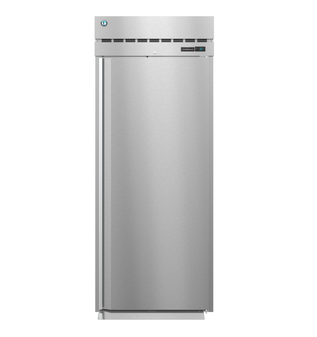 Hoshizaki RT1A-FS-FS Steelheart single section roll-thru refrigerator, front view