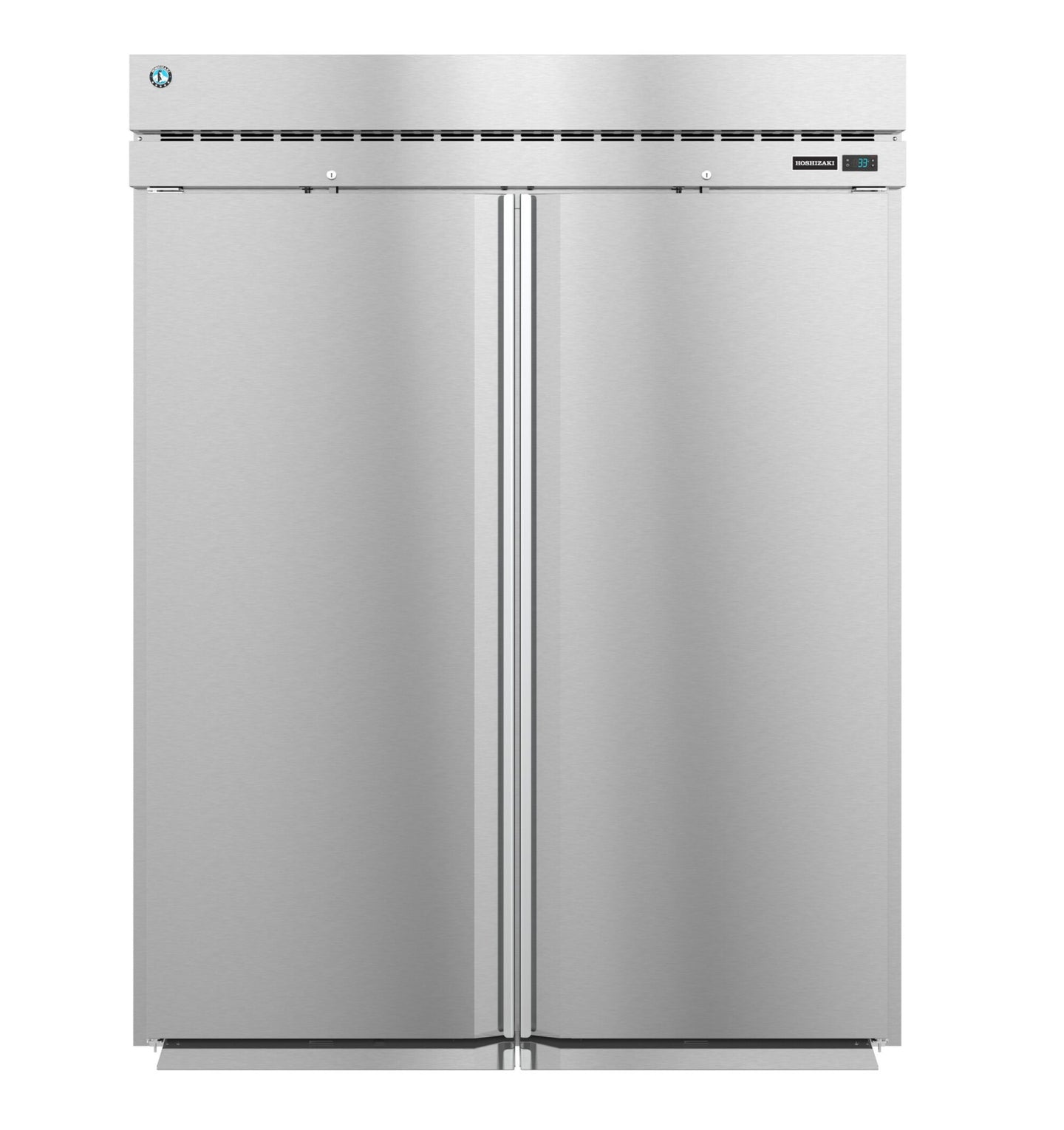 Hoshizaki RT2A-FS-FS Steelheart two section roll-thru refrigerator, front view