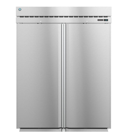 Hoshizaki RT2A-FS-FS Steelheart two section roll-thru refrigerator, front view