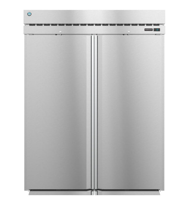 Hoshizaki RT2A-FS-FS Steelheart two section roll-thru refrigerator, front view