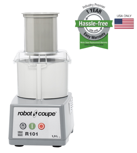 Robot Coupe R101P countertop combination food processor with 2.5 quart bowl