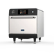 Pratica Rocket Express speed oven in stainless steel, angled view