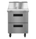 Hoshizaki SR27B-12MD2 prep table refrigerator, front view