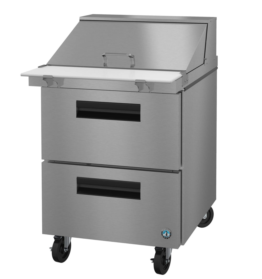 Hoshizaki SR27B-12MD2 27 inch Mega Top prep table refrigerator with two drawers