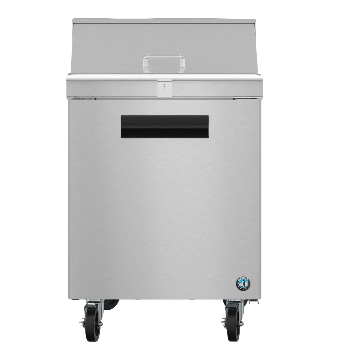 Hoshizaki SR27B-8 sandwich prep table refrigerator, front view