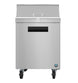 Hoshizaki SR27B-8 sandwich prep table refrigerator, front view