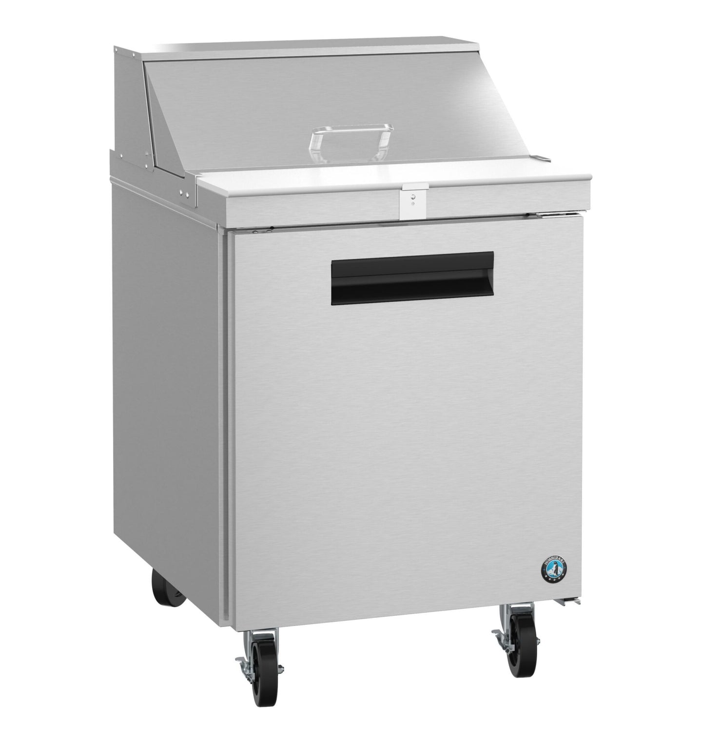 Hoshizaki SR27B-8 sandwich prep table refrigerator, right side view