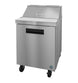 Hoshizaki SR27B-8 27 inch sandwich prep table refrigerator, Steelheart Series