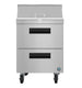 Hoshizaki SR27B-8D2 prep table refrigerator, front view