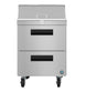 Hoshizaki SR27B-8D2 prep table refrigerator, front view