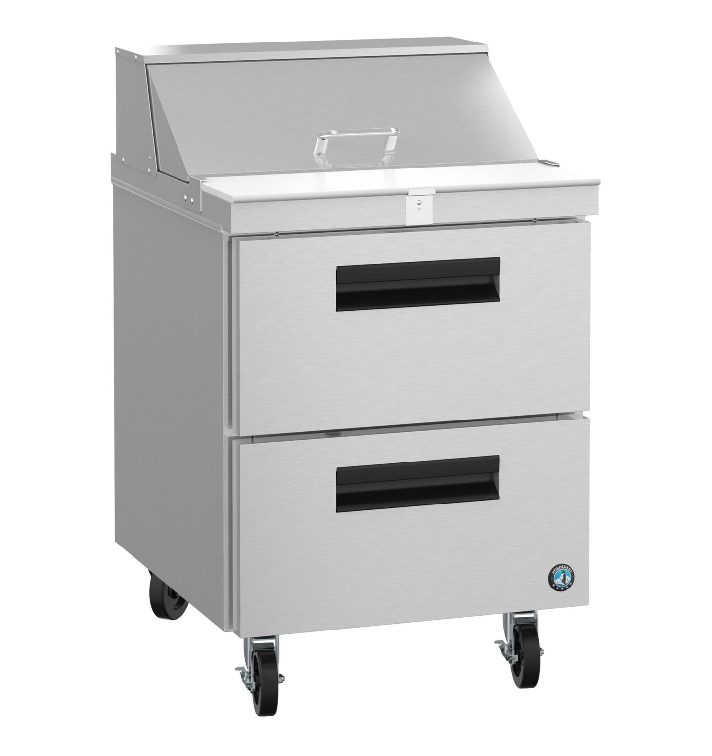 Hoshizaki SR27B-8D2 prep table refrigerator, right side view