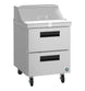 Hoshizaki SR27B-8D2 prep table refrigerator, right side view