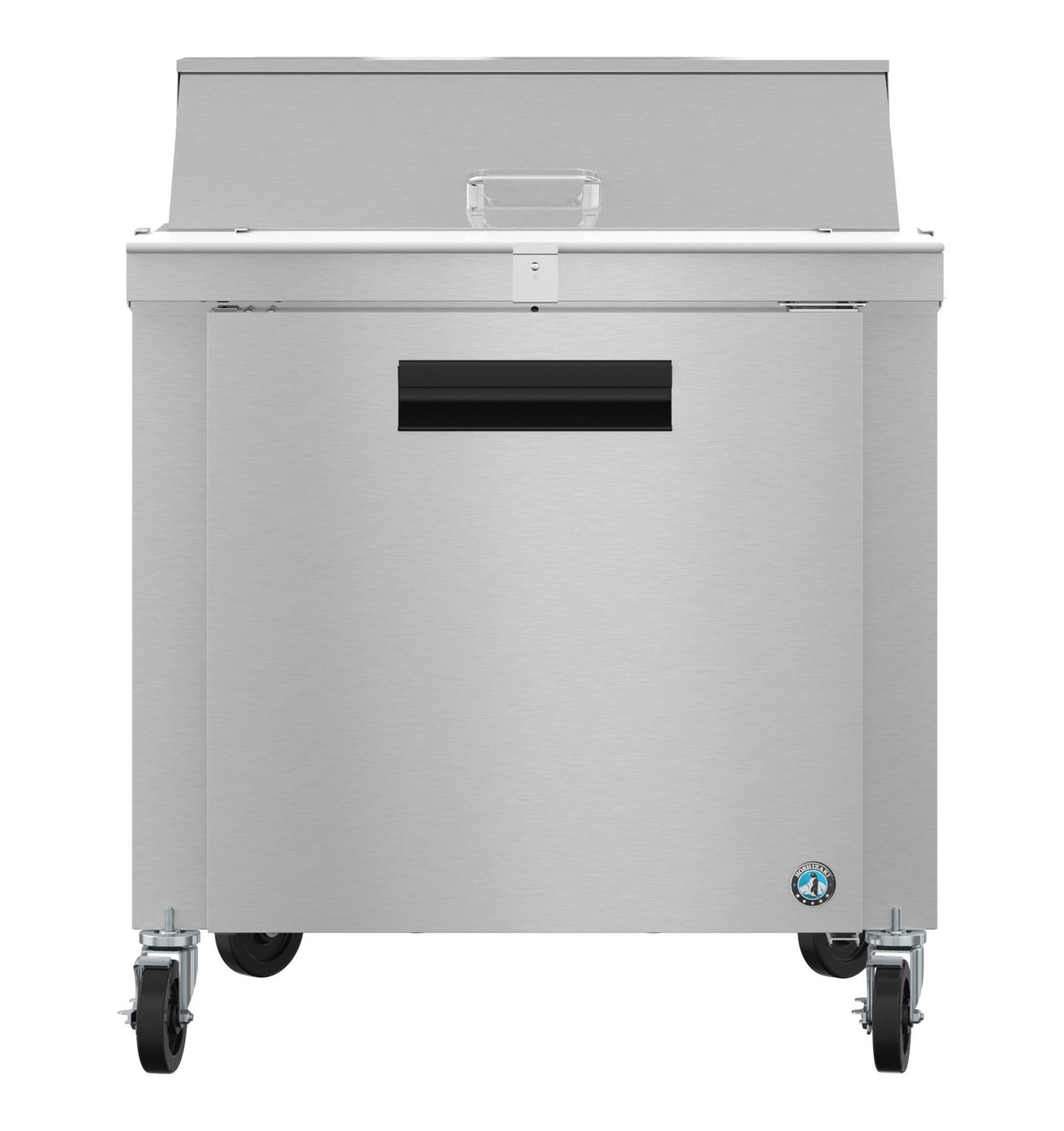 Hoshizaki SR36B-10 sandwich prep table refrigerator, front view