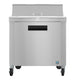 Hoshizaki SR36B-10 sandwich prep table refrigerator, front view