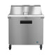 Hoshizaki SR36B-15M Mega Top prep table refrigerator, front view