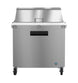 Hoshizaki SR36B-15M Mega Top prep table refrigerator, front view