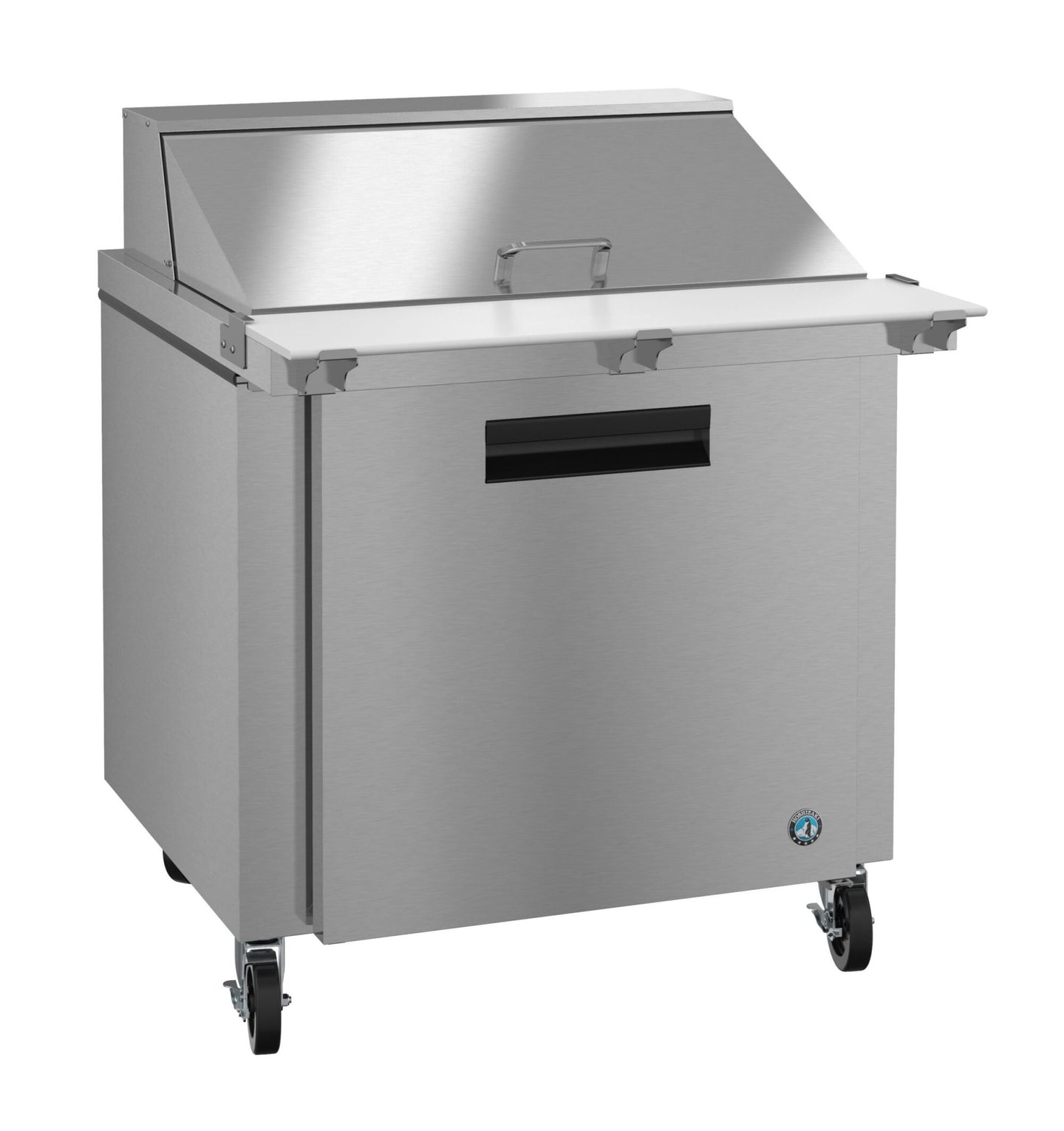 Hoshizaki SR36B-15M Mega Top prep table refrigerator, right side view