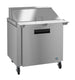 Hoshizaki SR36B-15M Mega Top prep table refrigerator, right side view