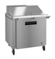 Hoshizaki SR36B-15M Mega Top prep table refrigerator, right side view