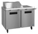 Hoshizaki SR48A-12M Mega Top prep table refrigerator, right side view