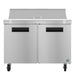 Hoshizaki SR48B-12 sandwich prep table refrigerator, front view