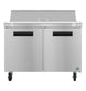 Hoshizaki SR48B-12 sandwich prep table refrigerator, front view