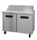 Hoshizaki SR48B-12 48 inch two section sandwich prep table refrigerator, Steelheart Series