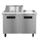 Hoshizaki SR48B-12M Mega Top prep table refrigerator, front view