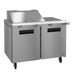 Hoshizaki SR48B-12M Mega Top prep table refrigerator, right side view