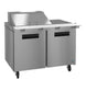 Hoshizaki SR48B-12M Mega Top prep table refrigerator, right side view