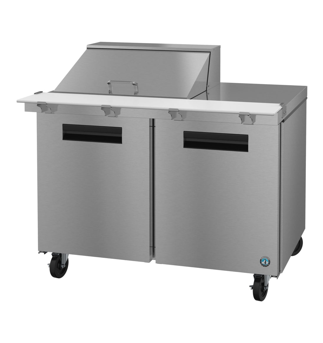 Hoshizaki SR48B-12M 48 inch two section Mega Top prep table refrigerator, Steelheart Series