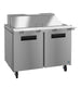 Hoshizaki SR48B-18M Mega Top prep table refrigerator, right side view