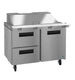 Hoshizaki SR48B-18MD2 Mega Top prep table refrigerator, right side view