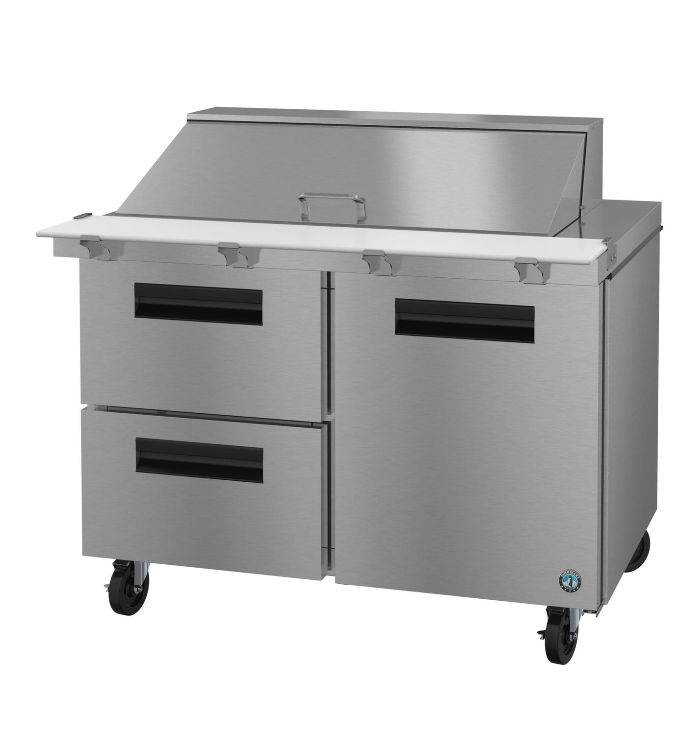 Hoshizaki SR48B-18MD2 48 inch Mega Top prep table refrigerator with drawer and door combination
