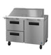 Hoshizaki SR48B-18MD2 48 inch Mega Top prep table refrigerator with drawer and door combination