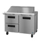 Hoshizaki SR48B-18MD2 48 inch Mega Top prep table refrigerator with drawer and door combination
