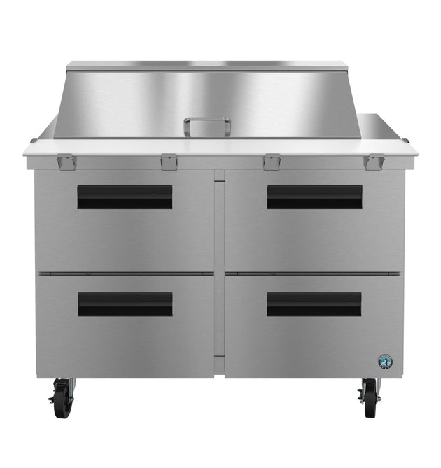 Hoshizaki SR48B-18MD4 Mega Top prep table refrigerator, front view