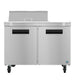 Hoshizaki SR48B-8 sandwich prep table refrigerator, front view