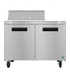 Hoshizaki SR48B-8 sandwich prep table refrigerator, front view
