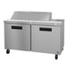 Hoshizaki SR60B-12 60 inch two-section sandwich top prep table refrigerator